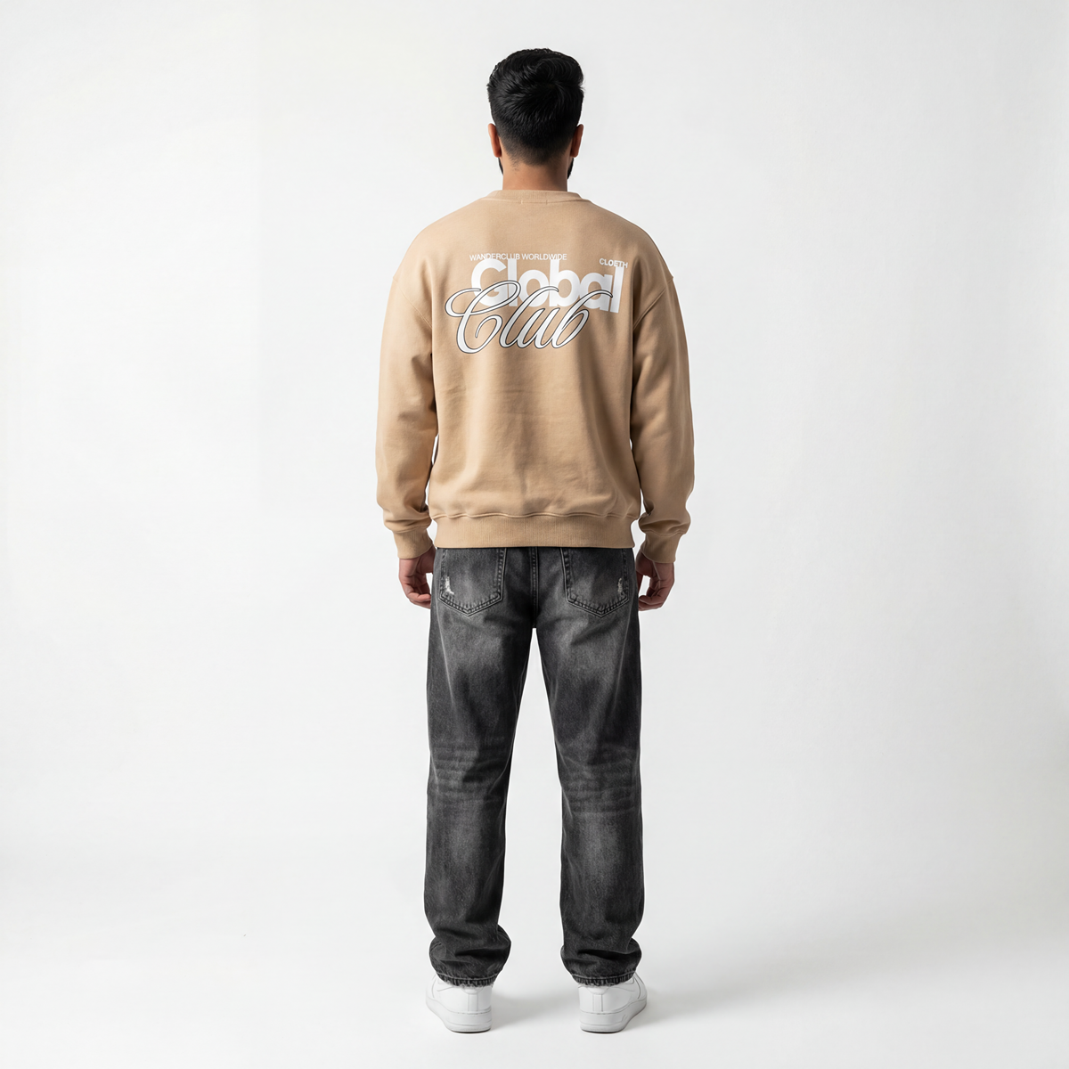 BEIGE GLOBAL LEGACY SWEATSHIRT