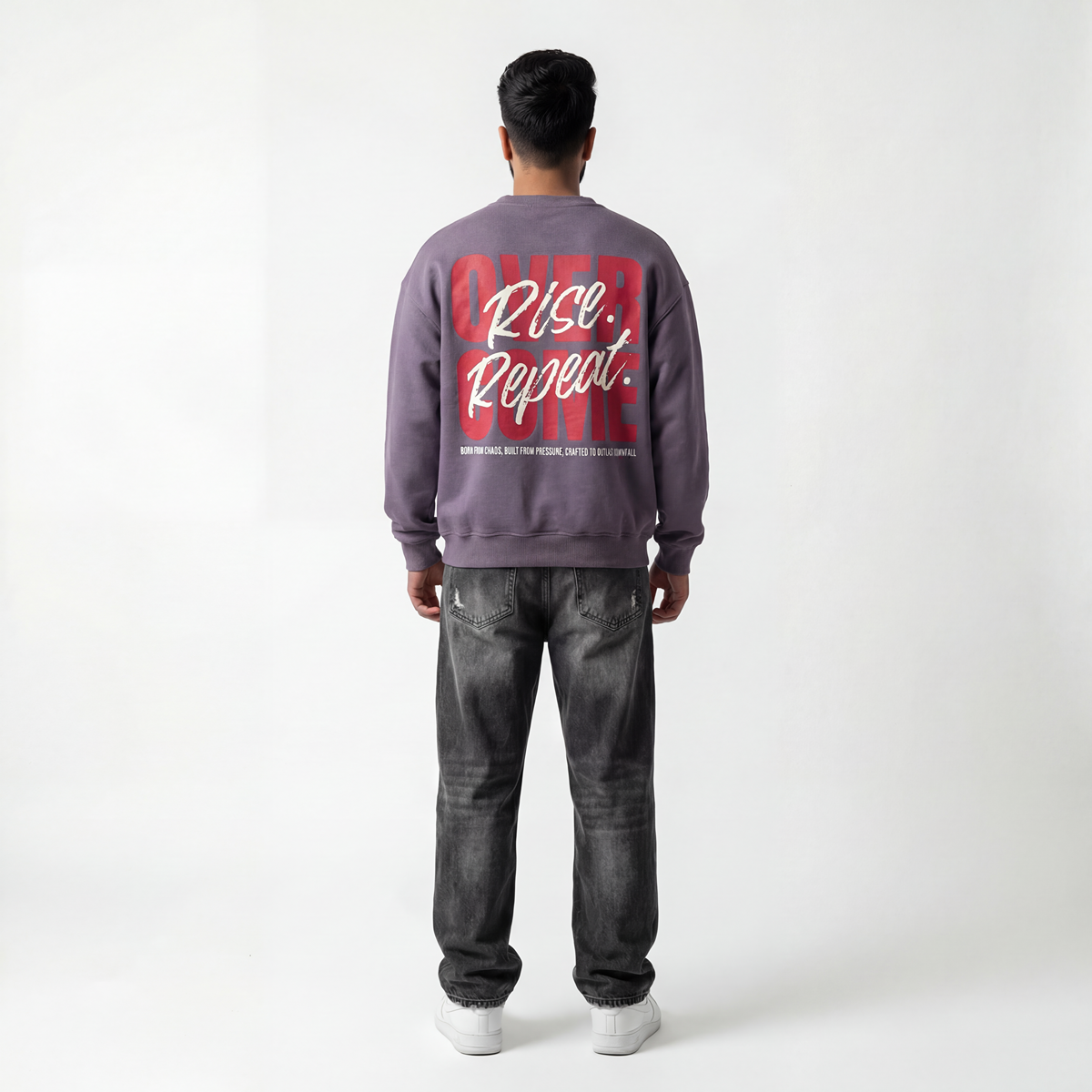 PURPLE RISE ANTHEM SWEATSHIRT