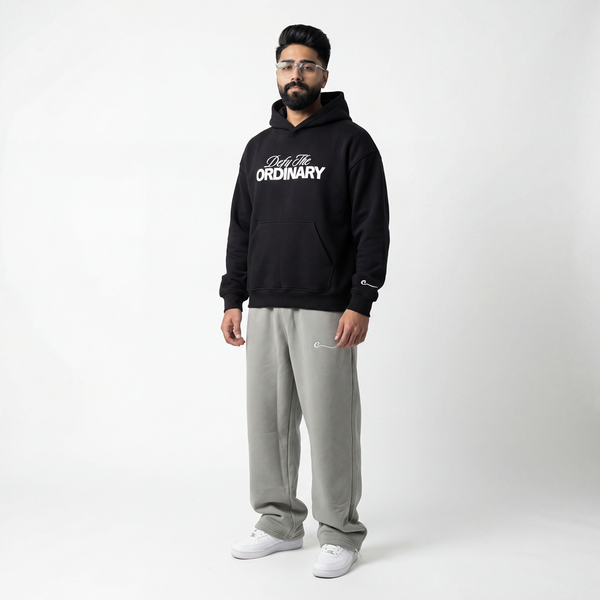 GREY SIGNATURE COMFY SWEATPANTS