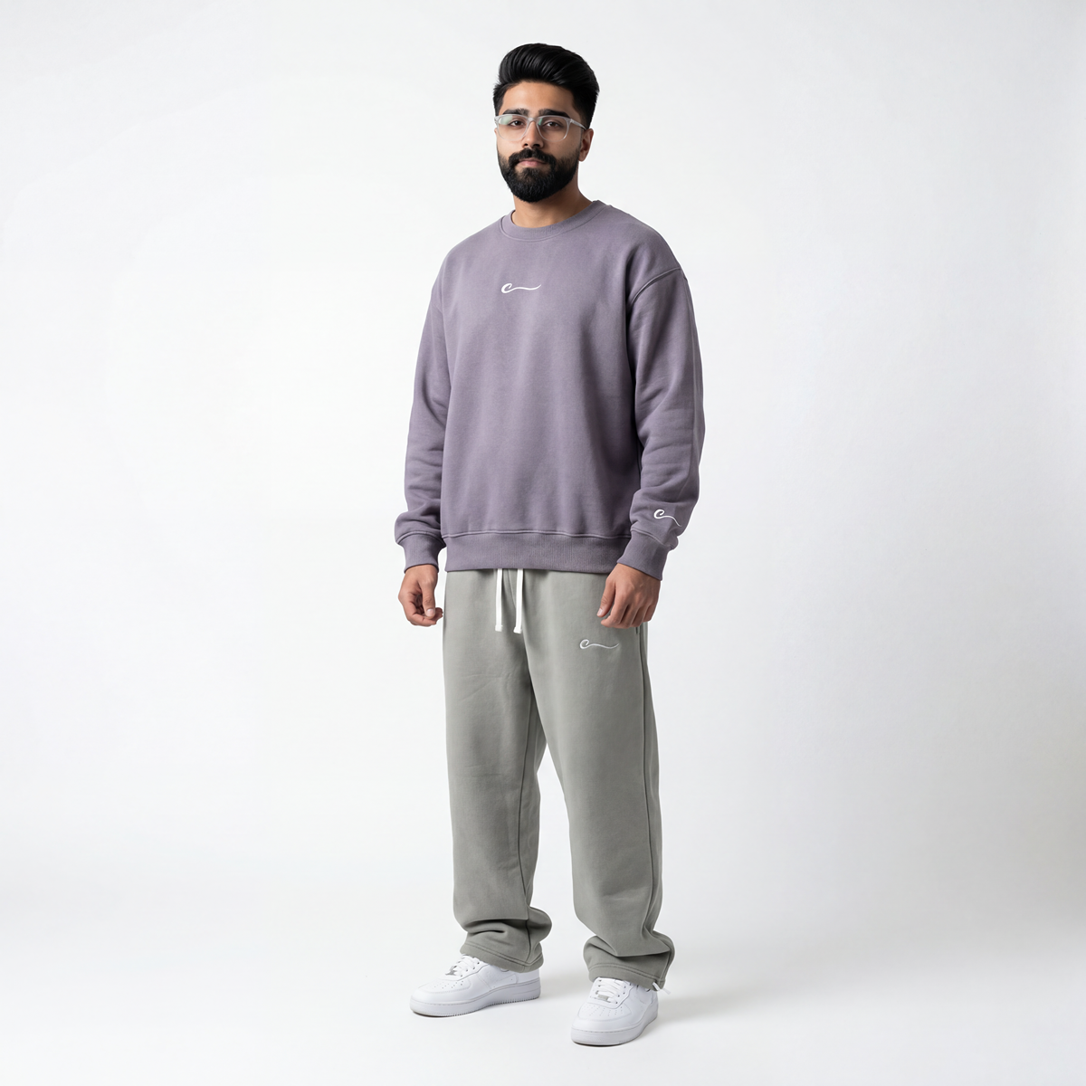 GREY SIGNATURE COMFY SWEATPANTS