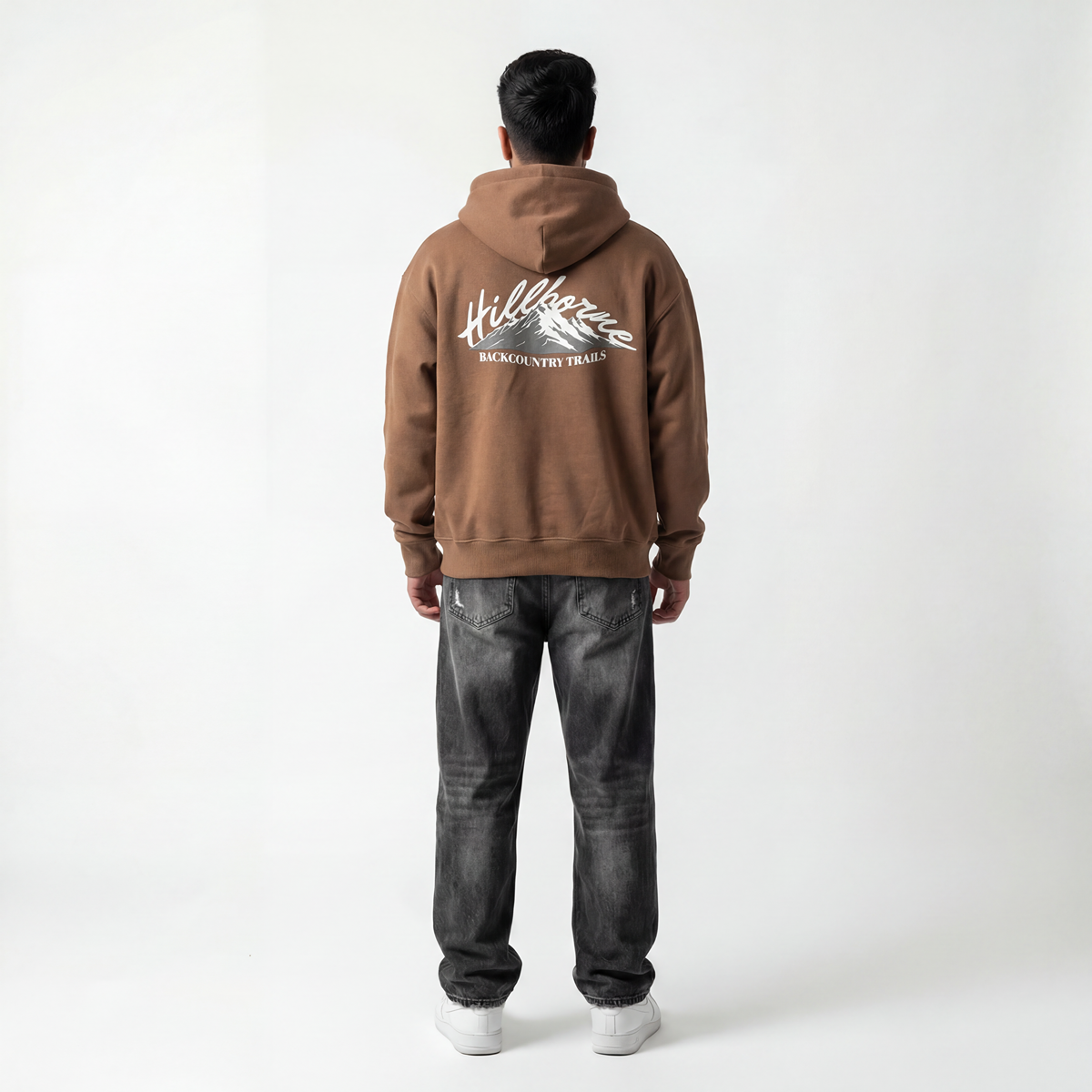 BROWN HILLBORNE TERRAIN HOODIE