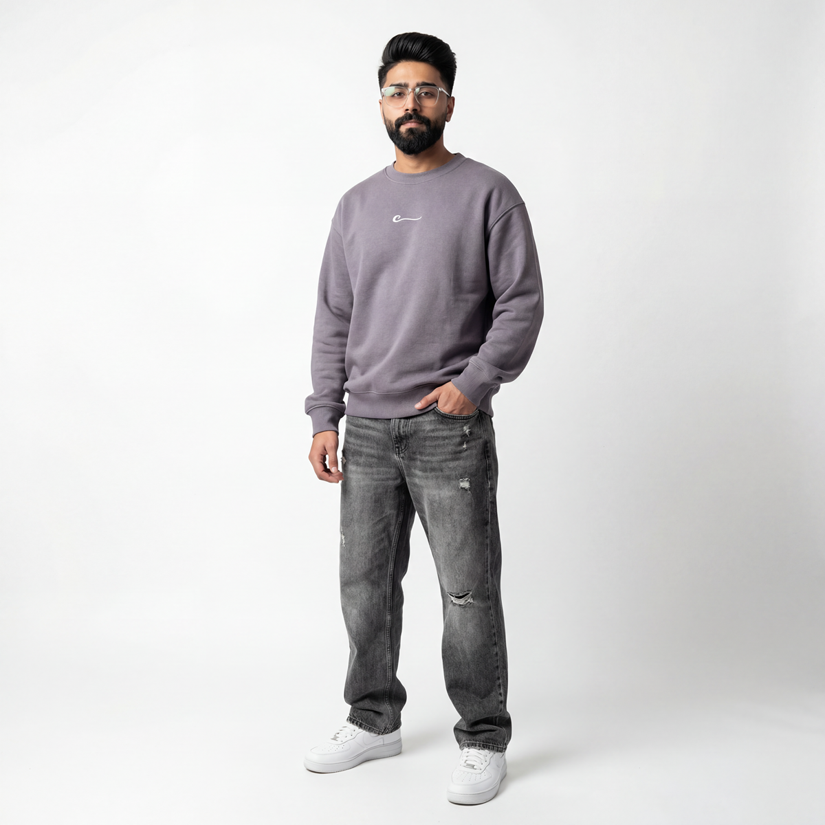 PURPLE RISE ANTHEM SWEATSHIRT