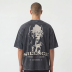 BLACK SILENCE ACID WASH T-SHIRT