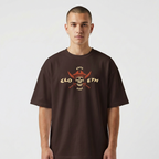 BROWN SCORCHED SEAS T-SHIRT
