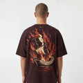BROWN SCORCHED SEAS T-SHIRT