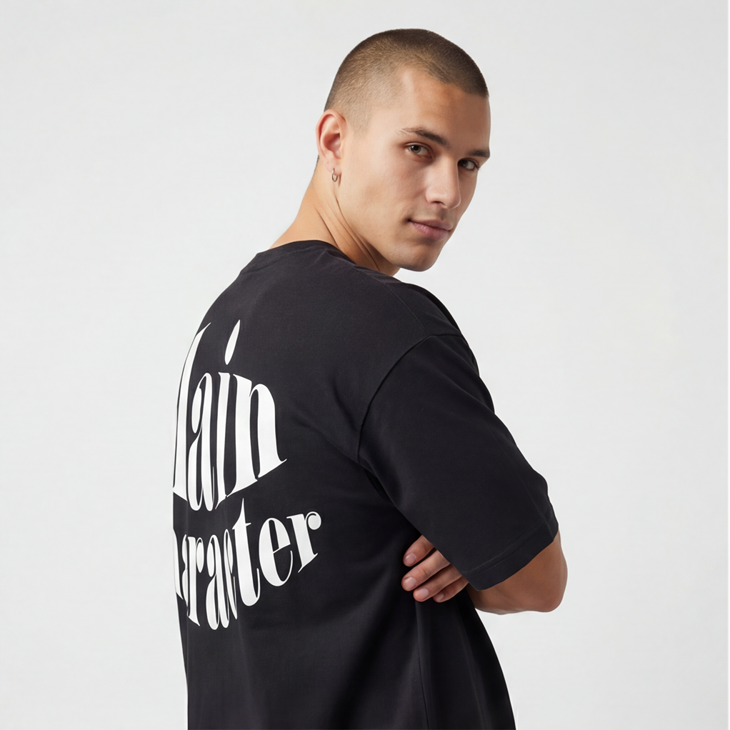 BLACK CENTER OF FOCUS T-SHIRT