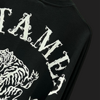 BLACK UNTAMED WAFFLE T-SHIRT