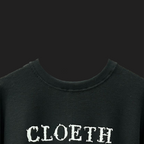 BLACK UNTAMED WAFFLE T-SHIRT