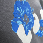 GREY AZURE BLOOM T-SHIRT