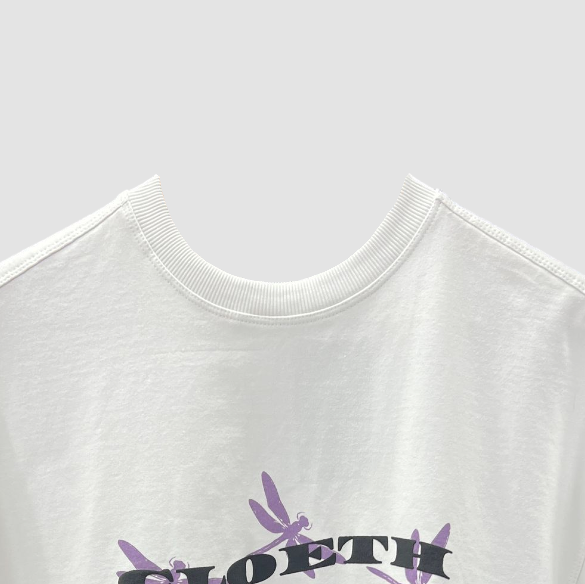 WHITE DRAGONFLY T-SHIRT